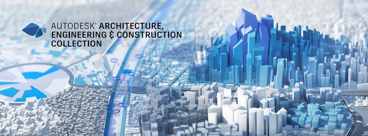 Faint Autodesk logo with text 'Autodesk Architecture, Engineering & Construction Collection' obscured by green horizontal stripes.